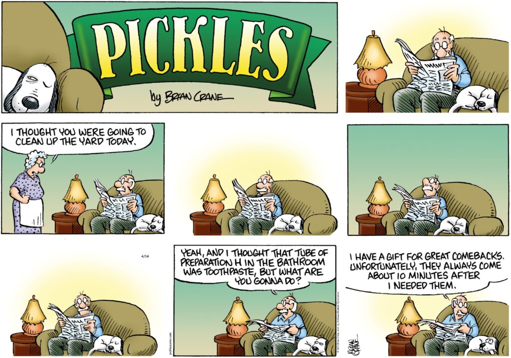 PICKLES COMICS BY BRIAN CRANE TO LAUGH 109