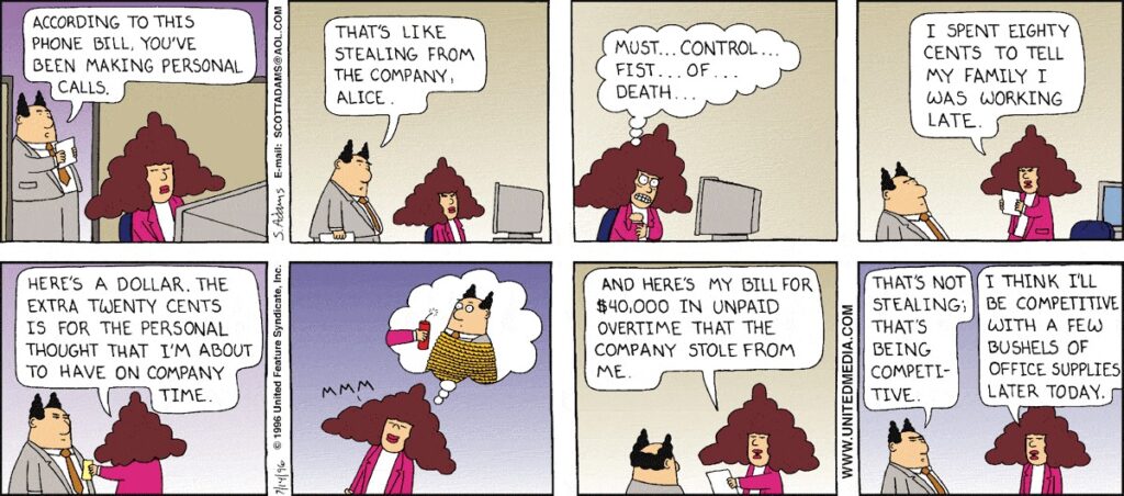 dilbert comics strip by scott adams 102