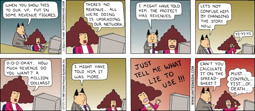 dilbert comics strip by scott adams 103