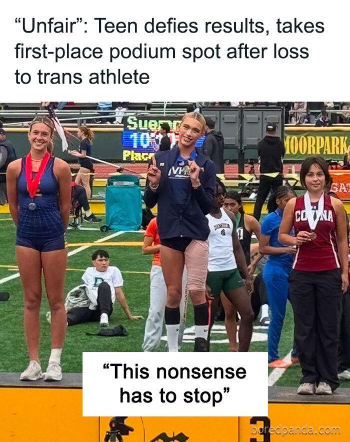 Controversy Erupts High School Girl Awarded Gold After Losing to Trans Athlete 2025 2
