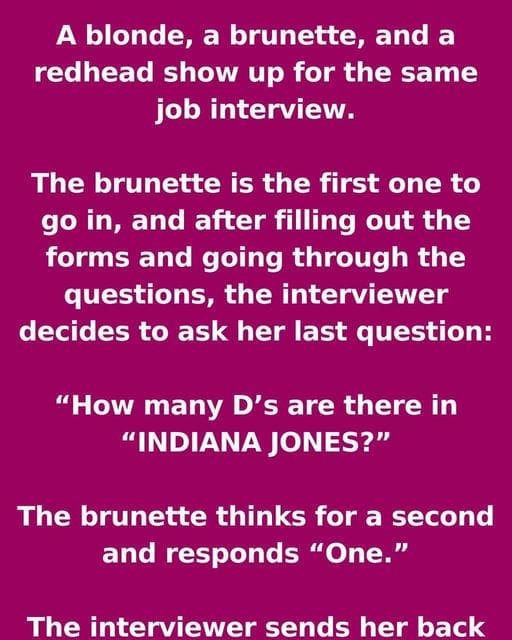 This Simple Job Interview Question Stumped Everyone — Can You Get It Right? 2025 4 Job Interview Question