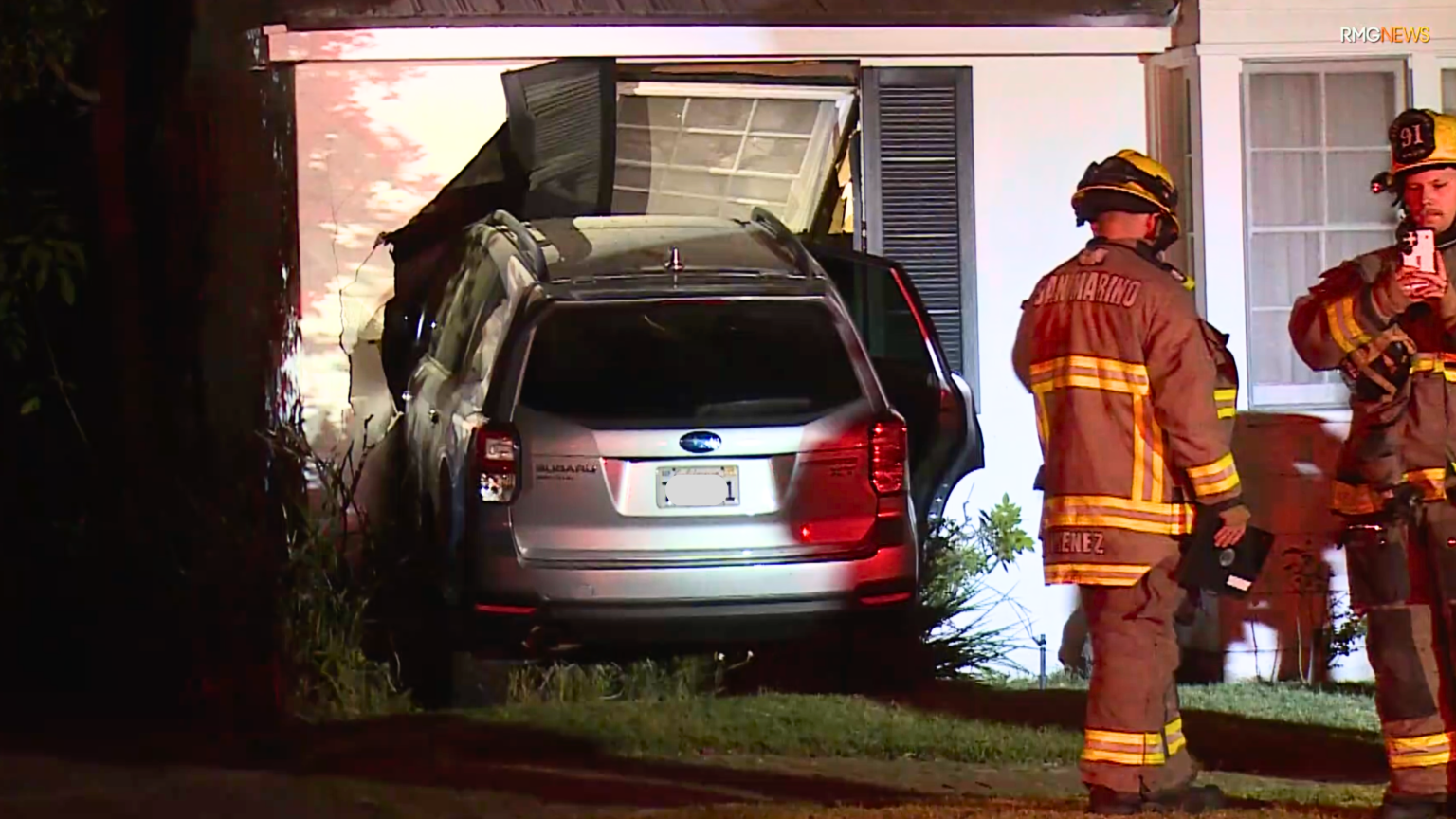 San Marino car into house