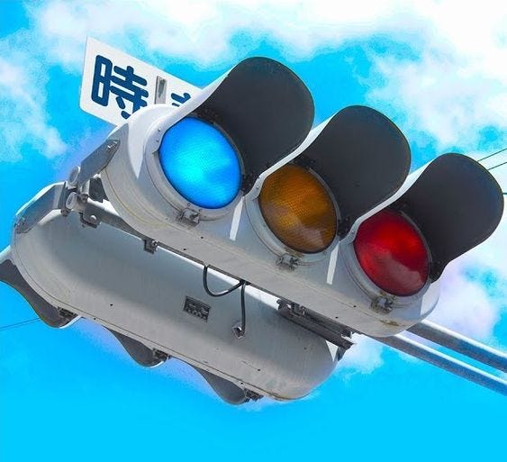 Shocking - Japan Green Traffic Lights: The Curious Case of Blue Signals - 2025 4 blue traffic lights 7