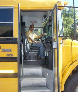 Career in Jeopardy Over Leather See How One School Bus Driver