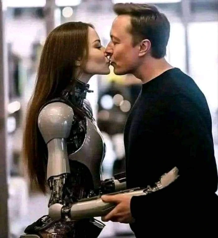 Elon Musk and the Robot Kiss: Publicity Stunt or Glimpse Into the Future? Strange 2025 2 Elon Musk and the Robot Kiss