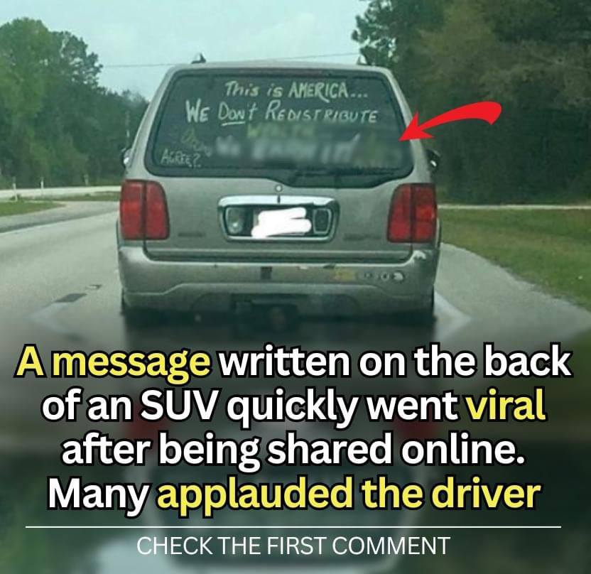 SUV Owner’s Bold Rear Window Message Sparks Viral Outrage Online - 2025 2 SUV Owner’s Bold Rear Window Message Sparks Viral Outrage Online - 2025