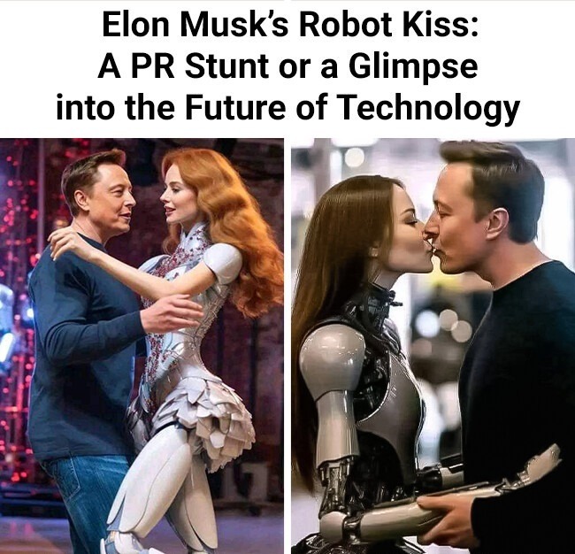 Elon Musk and the Robot Kiss: Publicity Stunt or Glimpse Into the Future? Strange 2025 5 Elon Musk and the Robot Kiss