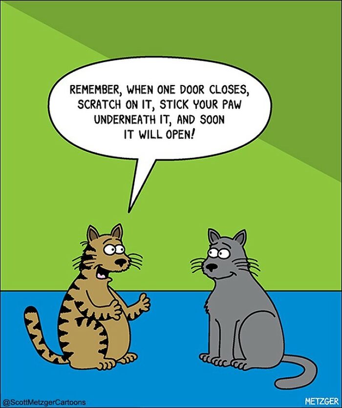 20 Hilarious Far Side Comics That Will Lift Your Soul 18 This man has been creating cat drawings for over 25 years and here are his newest ones 6565b924cf4e0 700