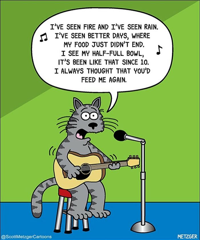 20 Best Far Side Comics That Will Make Your Day Better 18 This man has been creating cat drawings for over 25 years and here are his newest ones 6565b92abf4cc 700