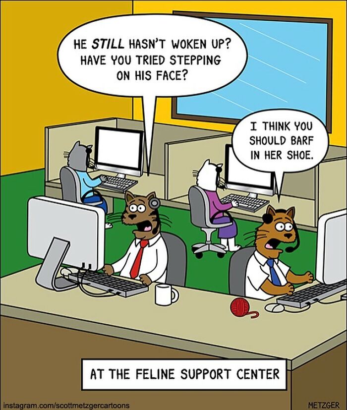 20 Best The Far Side Comics That Will Boost Your Mood 13 This man has been creating cat drawings for over 25 years and here are his newest ones 6565b93df23cc 700