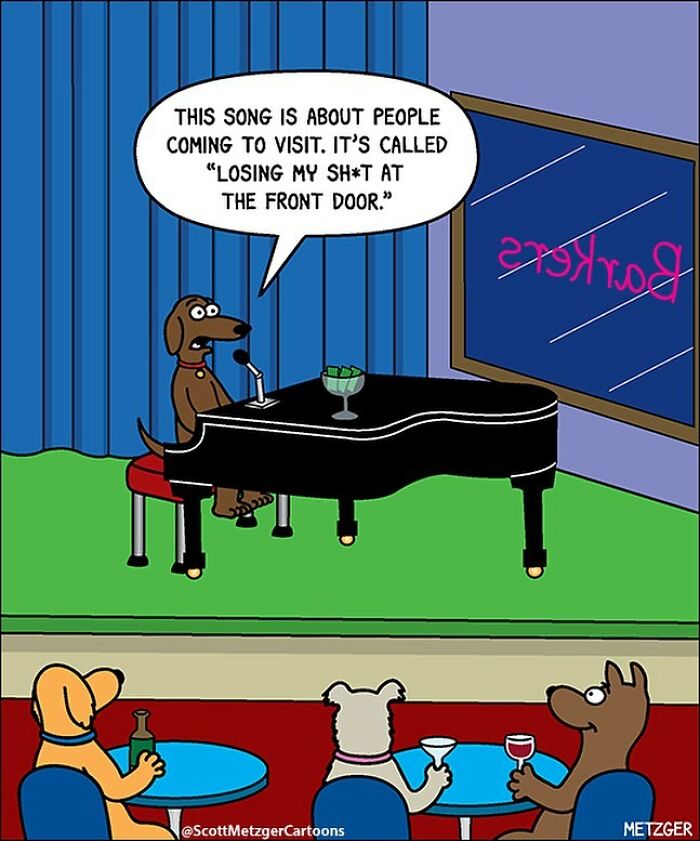 20 Best Humorous Comics That Will Keep You Laughing 15 This man has been creating cat drawings for over 25 years and here are his newest ones 6565b9444fc29 700