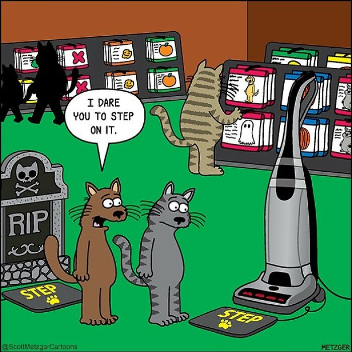 20 Best Humorous Comics That Will Keep You Laughing 16 This man has been creating cat drawings for over 25 years and here are his newest ones 6565b9585b541 700