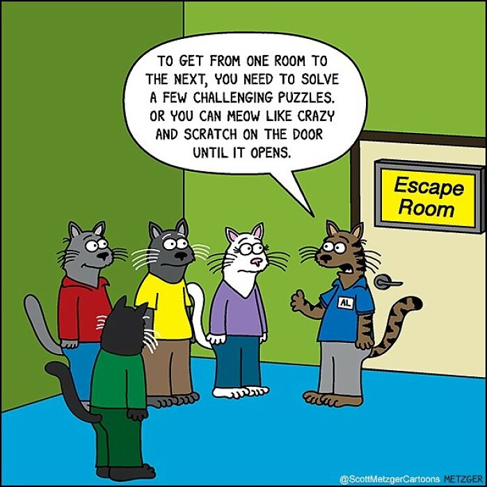 20 Best The Far Side Comics That Will Boost Your Mood 19 This man has been creating cat drawings for over 25 years and here are his newest ones 6565b95e2fe72 700