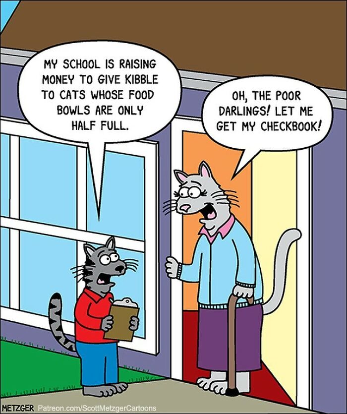 20 Laugh Out Loud Humor Comics To Make Your Life Easy 20 This man has been creating cat drawings for over 25 years and here are his newest ones 6565ba3060ea3 700