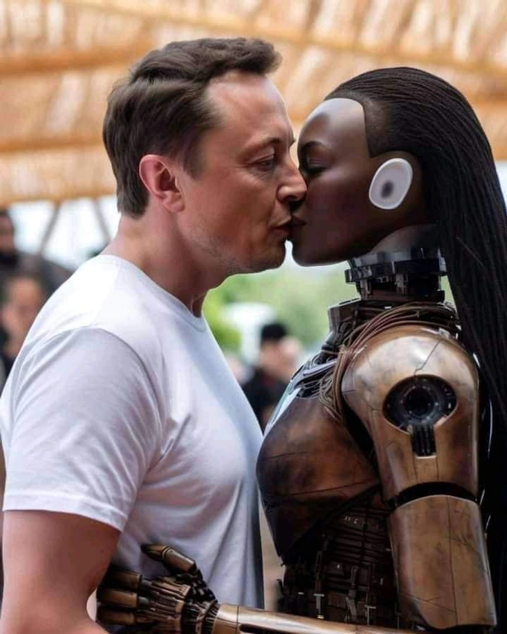 Elon Musk and the Robot Kiss: Publicity Stunt or Glimpse Into the Future? Strange 2025 6 Elon Musk and the Robot Kiss