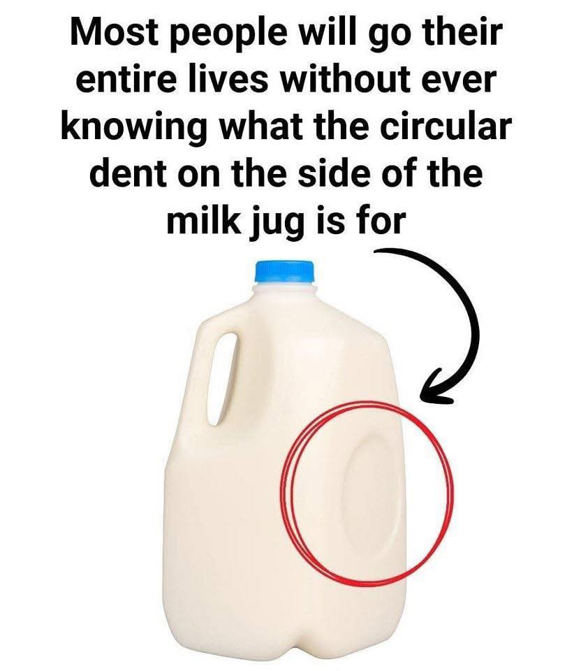 What That Dent in Your Milk Jug Actually Does — You’ll Be Surprised - 2025 3 milk jug