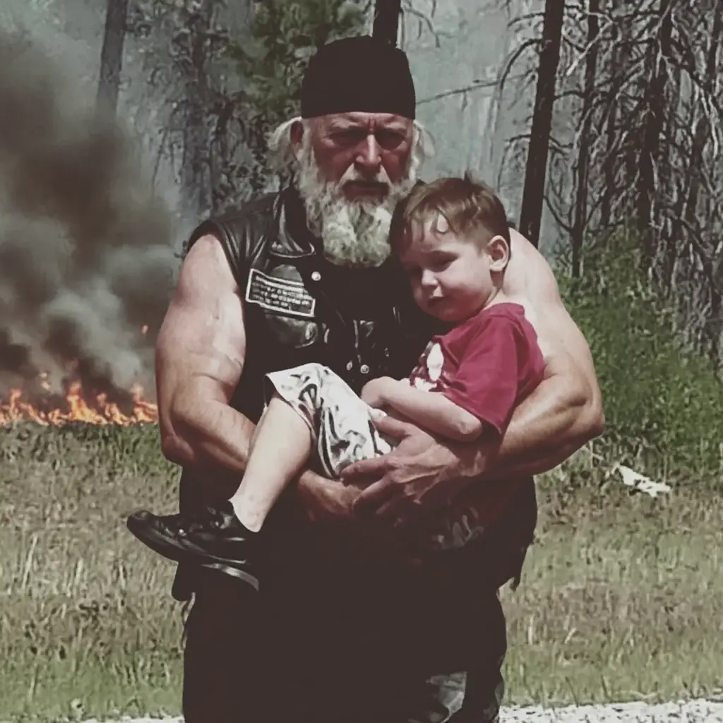 freepik i want biker to be holding boy with both hands boy 78865