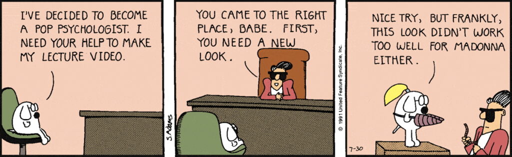 dilbert comic strips dose 134