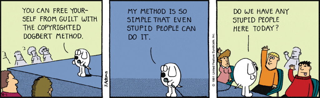 dilbert comic strips dose 135