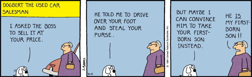 dilbert comic strips dose 150