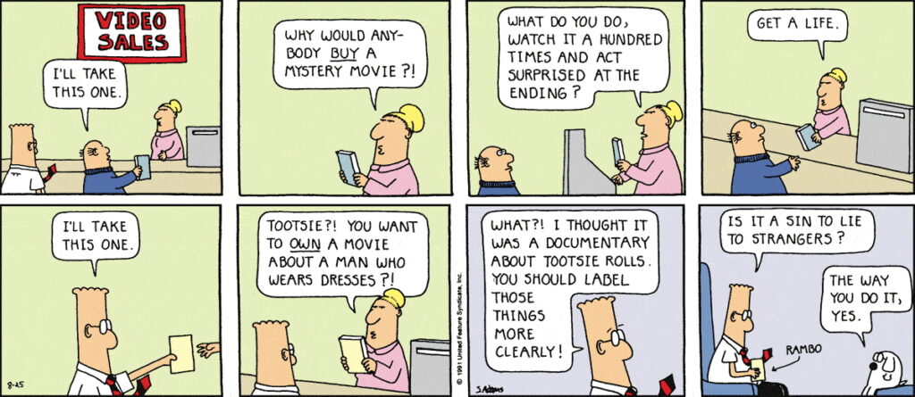 dilbert comic strips dose 153