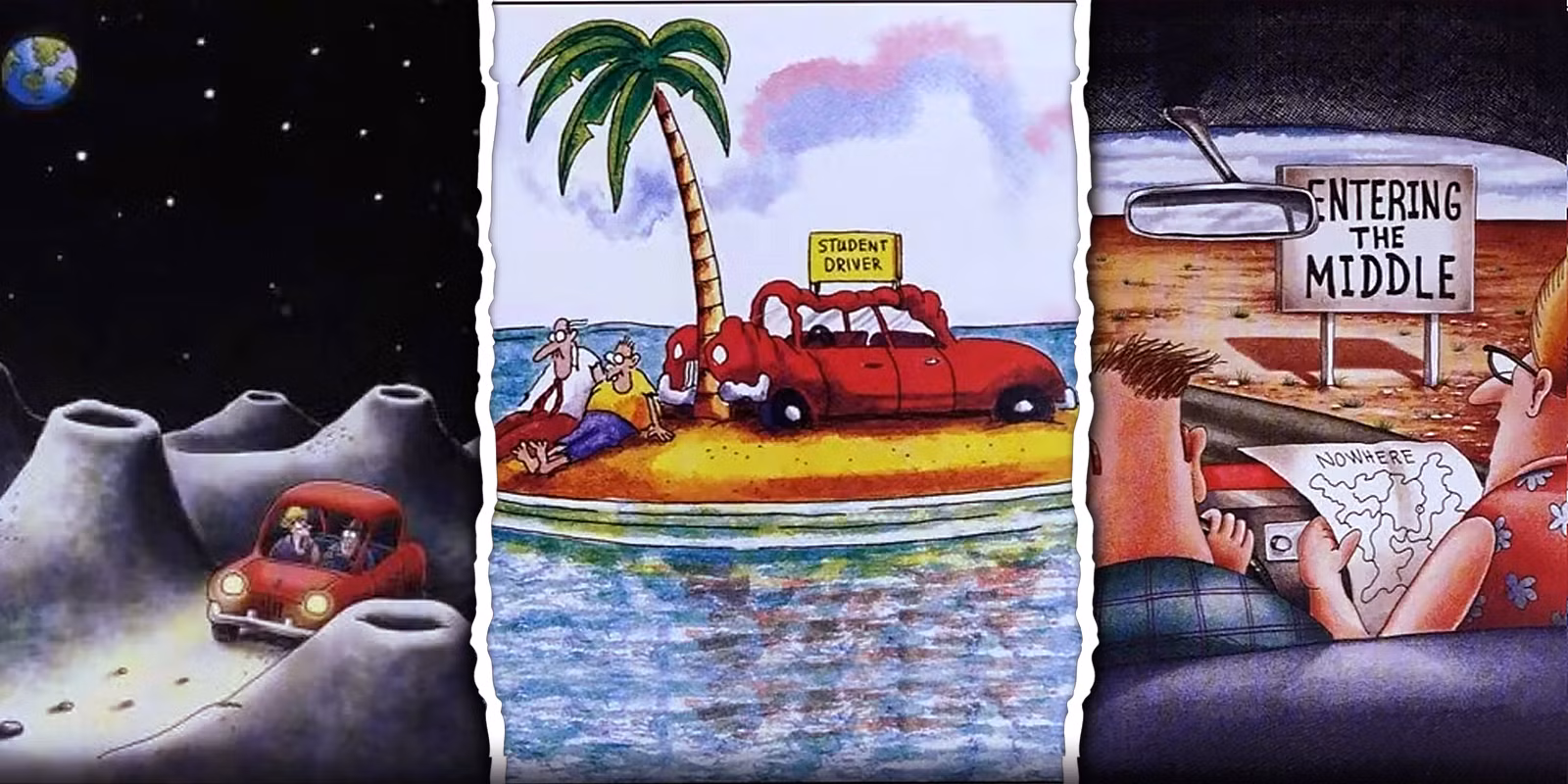10 funniest far side comics about driving and cars