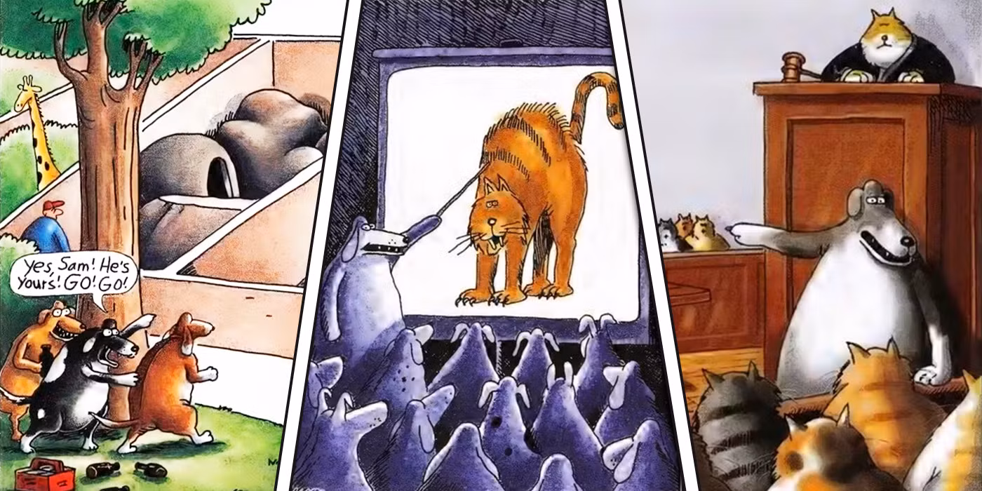far side dogs and cats