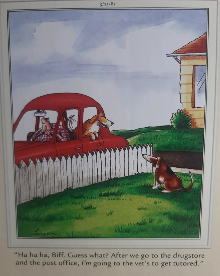 20 Clever FS Comics That Will Instantly Lift Your Mood 6 the far side comics by gary laron 261